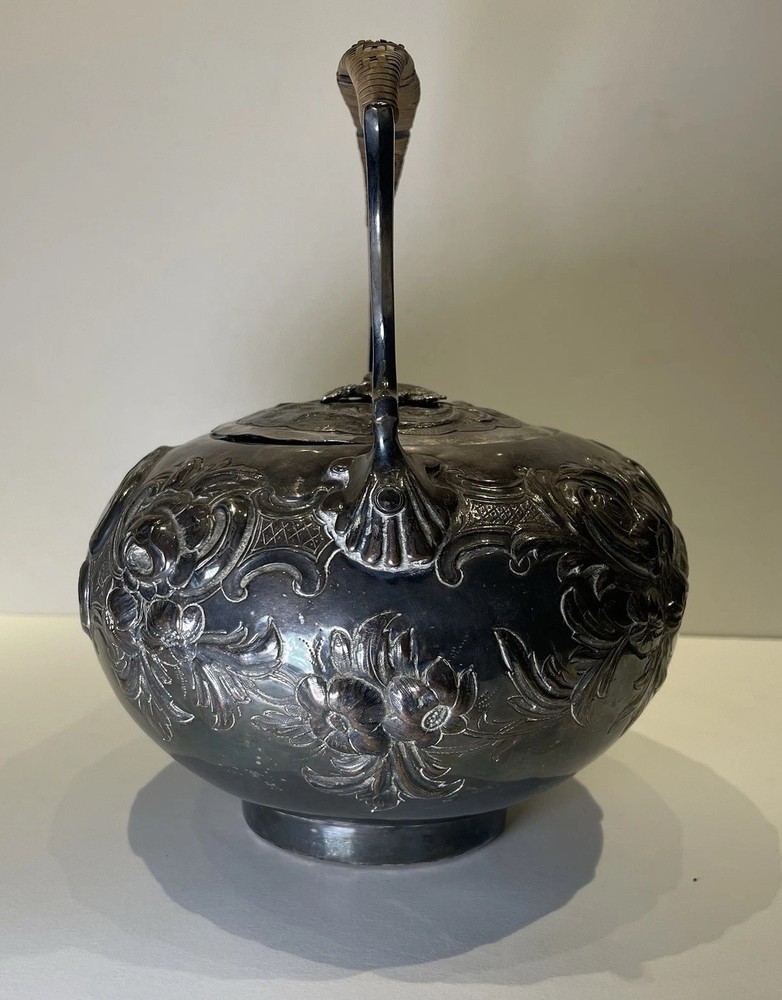Vintage Ornate Silver Plated Tea Pot