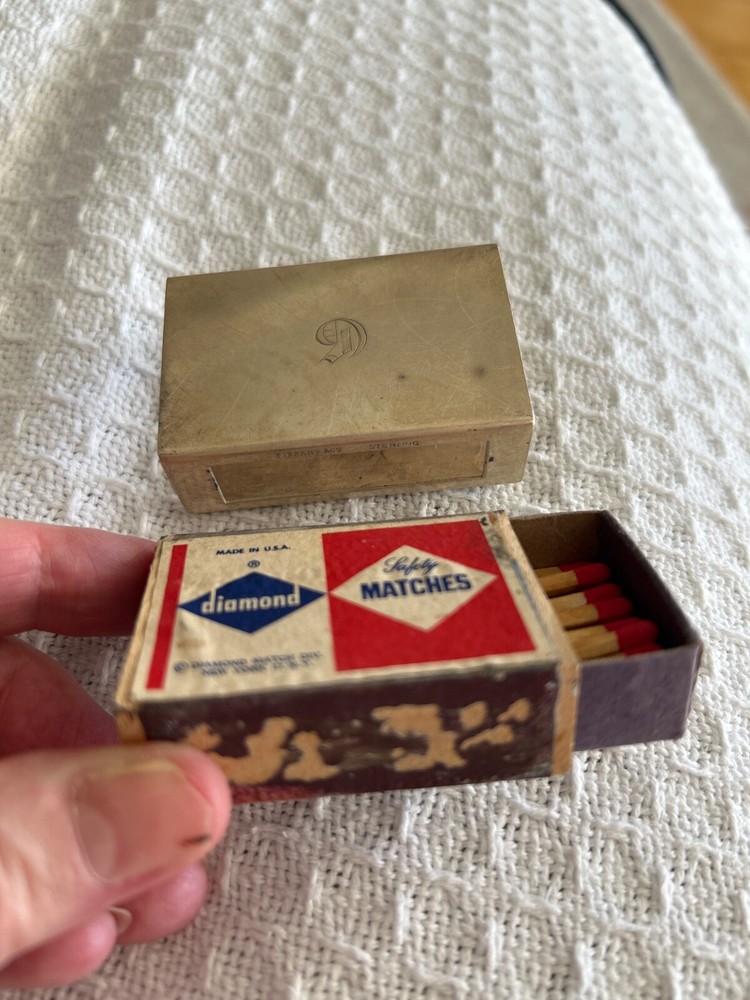 Sterling Silver Authentic Tiffany & Co Matchbox Cover