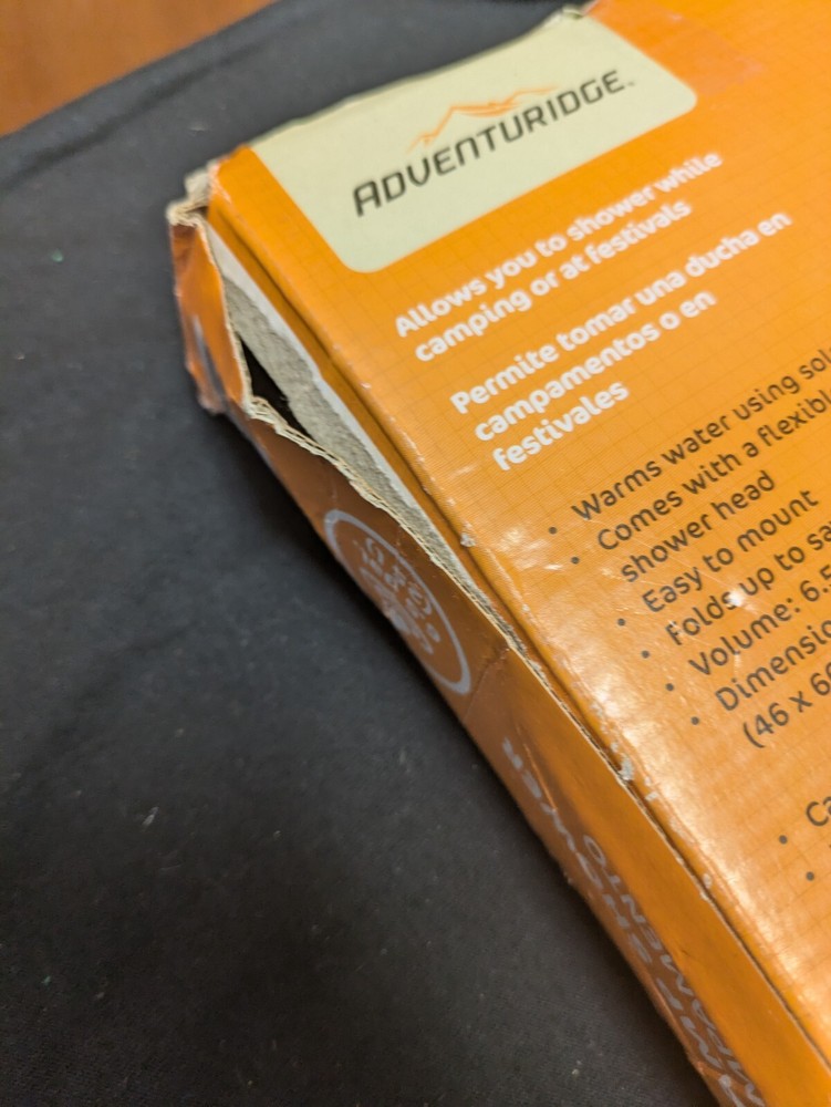 Adventuridge Solar Heated Camp Shower