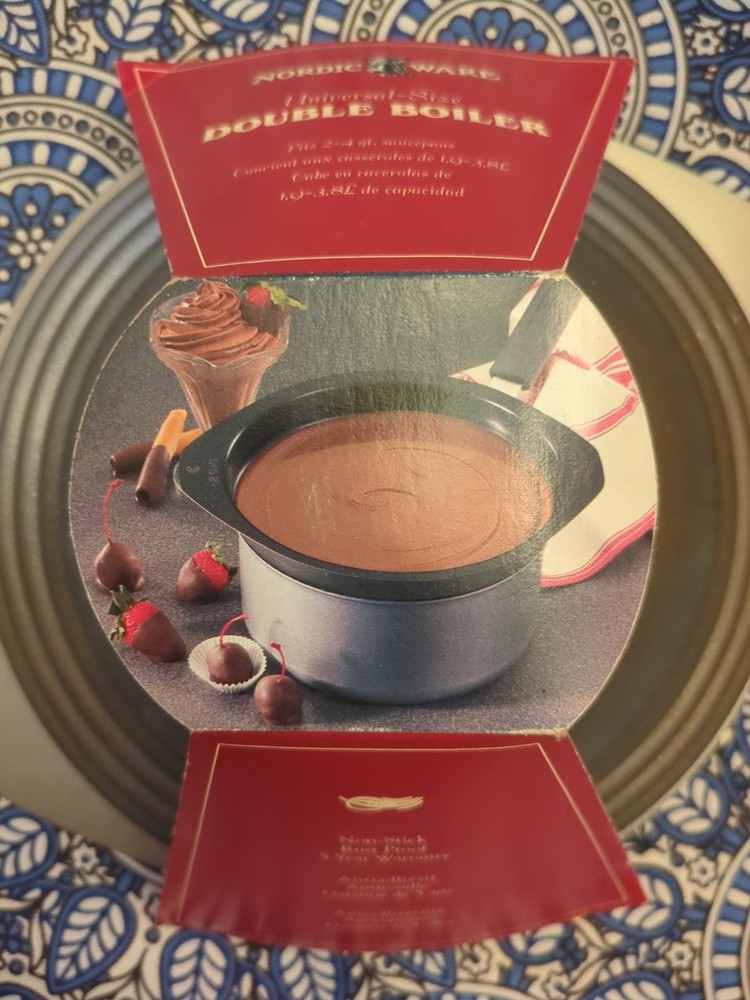 Nordic Ware Nonstick Universal Double Boiler New