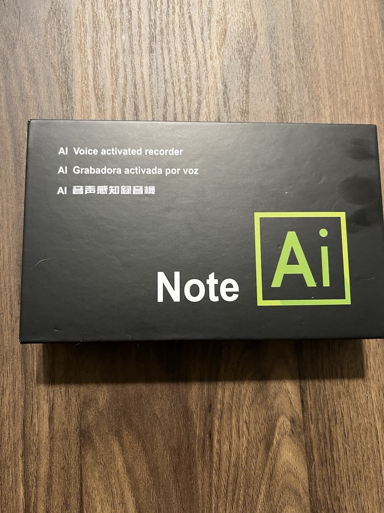 Ai Voice Activated Recorder Note AI .06% Distortion Windows Apple Android Linux