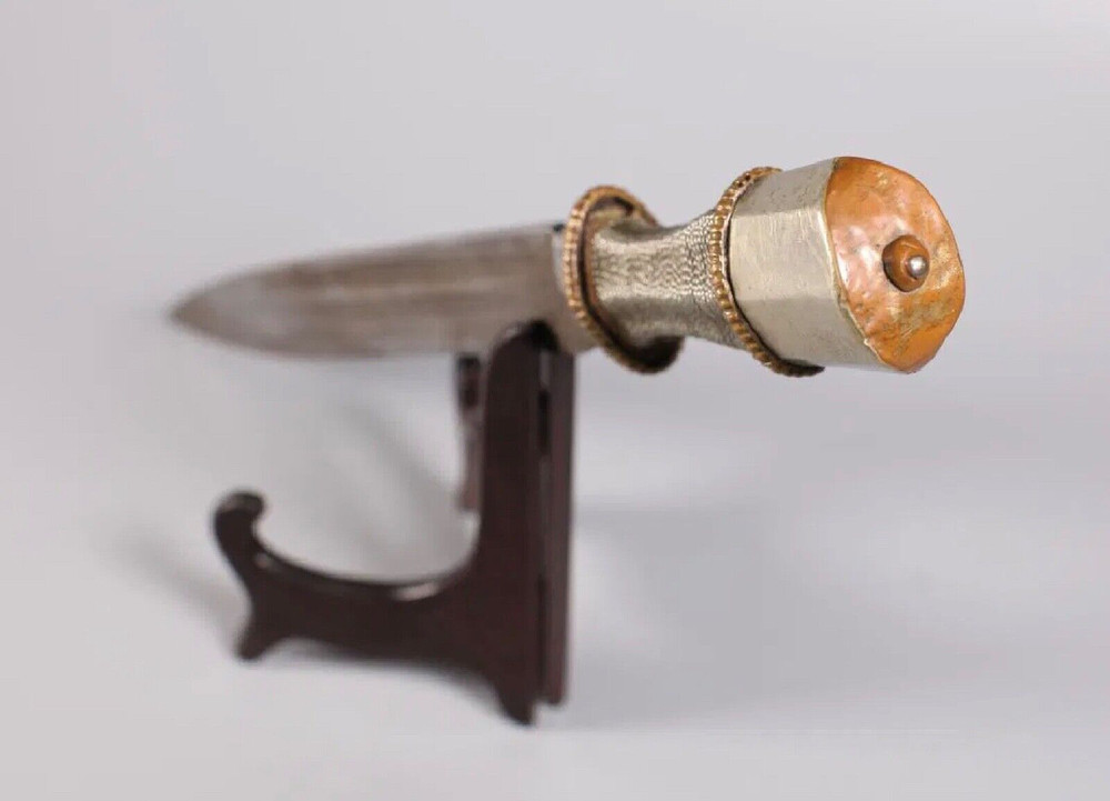 Antique Tibetan silver knife