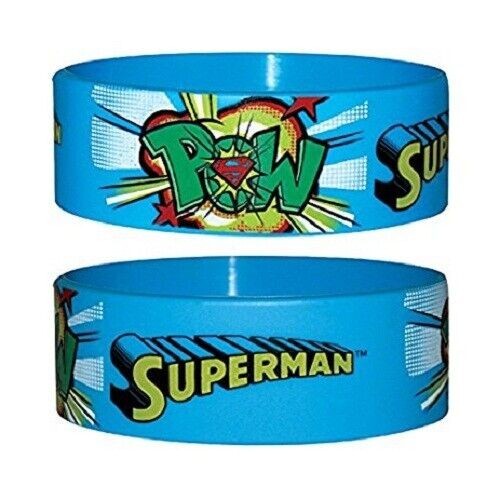 SUPERMAN  rubber wristband NEW/OFFICIAL