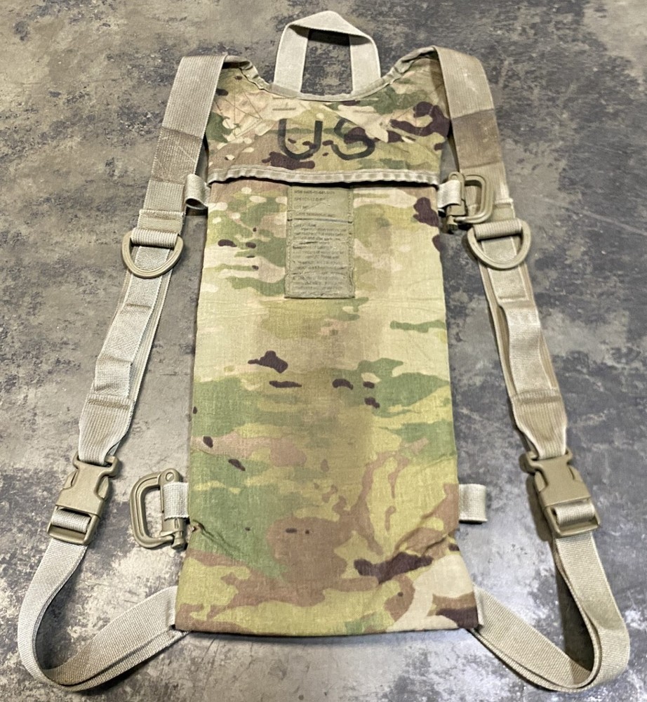 US Army OCP Multicam Molle II Hydration System Carrier Water Backpack No Bladder