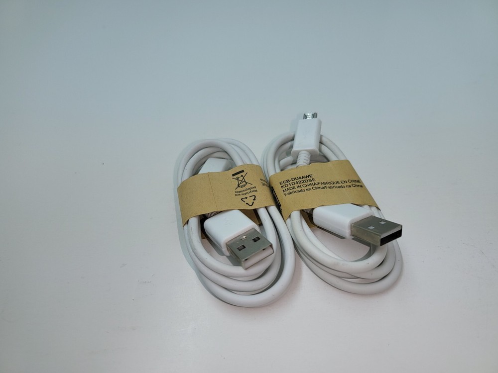 2pcs 3FT White Controller Charging Cables for Playstation 4 PS4 Micro USB