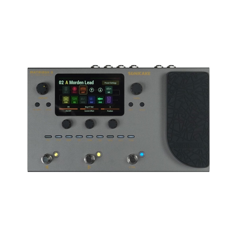 SONICAKE Matribox II - Multi Effects Processor with Expression Pedal, 200+ Bu...