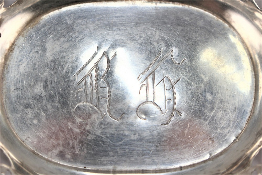 Antique Sterling Silver Cupid Dish