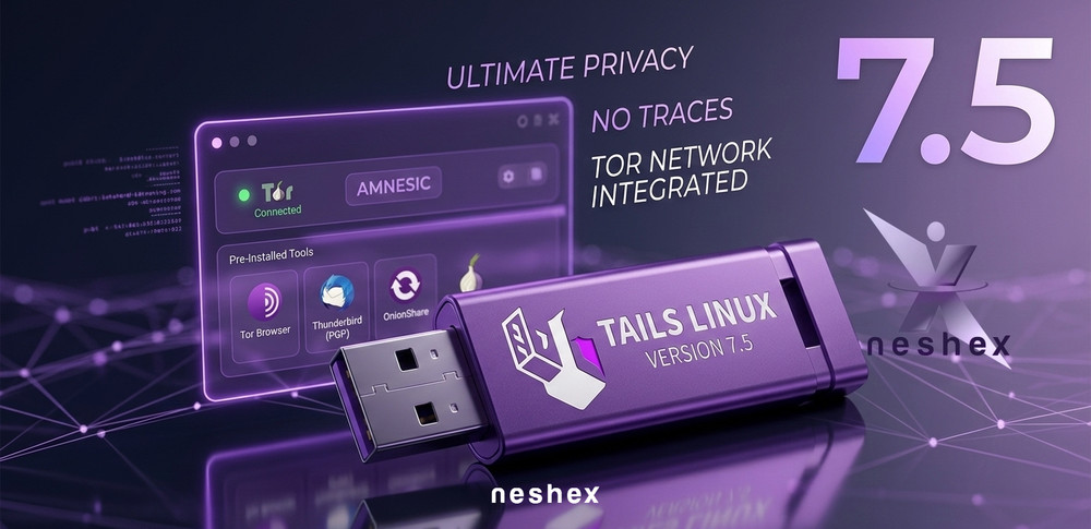 Tails Linux 7.5 Latest Bootable USB Flash Drive