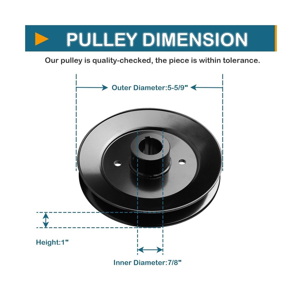 037-2050-00 Spindle Assembly with 033-4890-00 Pulley Replaces Bad Bo y MZ & M...