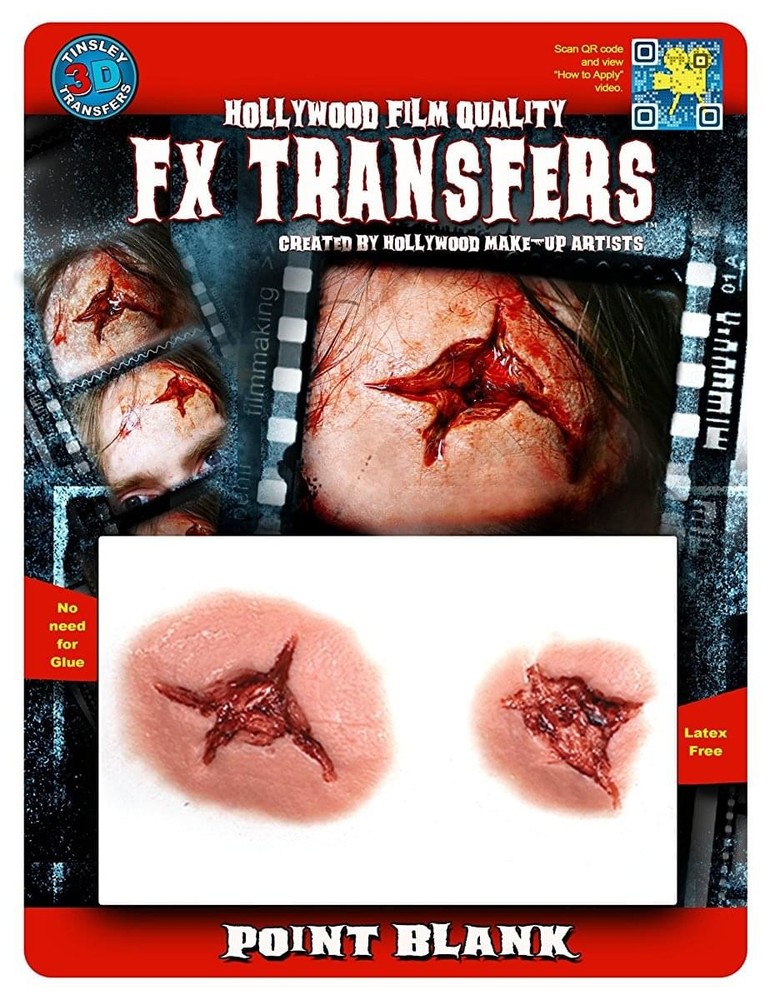 Costume 3D FX Transfers: Medium Point Blank