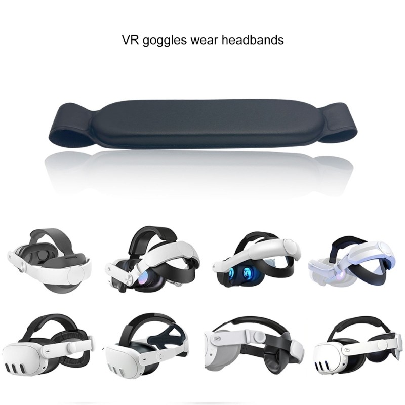 Virtual Reality Headgear Straps with Pressure Distribution Technology