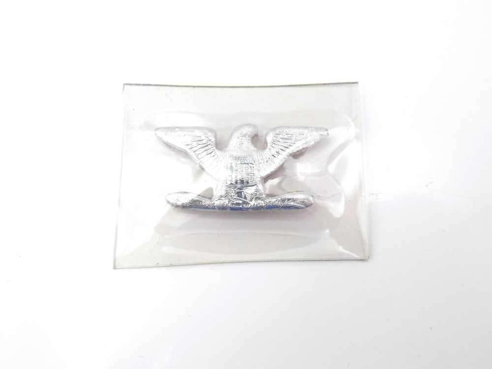 Original USAF Colonel Eagle Flight Suit Collar Plastic Insignia