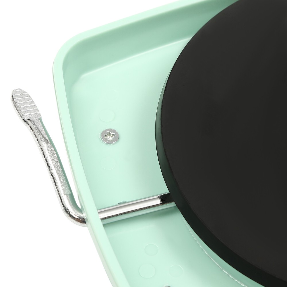 Green Manual Pasta Maker Machine W/ Adjustable Thickness Noodle Roller& Cutter