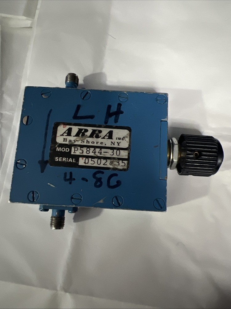 Arra 4844-30 4GHz-8GHz Variable Attenuator .5-30dB