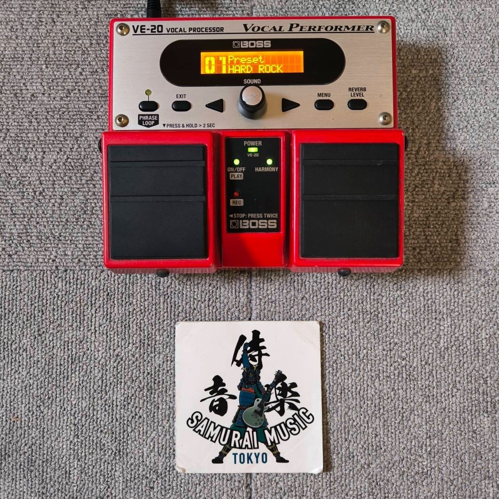 Boss VE-20 Vocal Effector Performer Vocal Processor Multi-Effects Used From JP