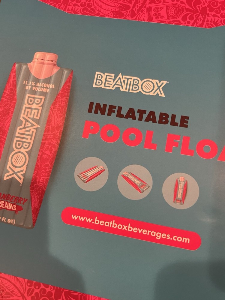 Beatbox Inflatable Pool Float New In Box