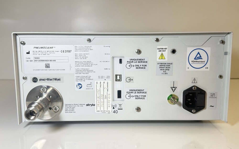 Stryker FM300 Pneumoclear CO2 Conditioning Insufflator