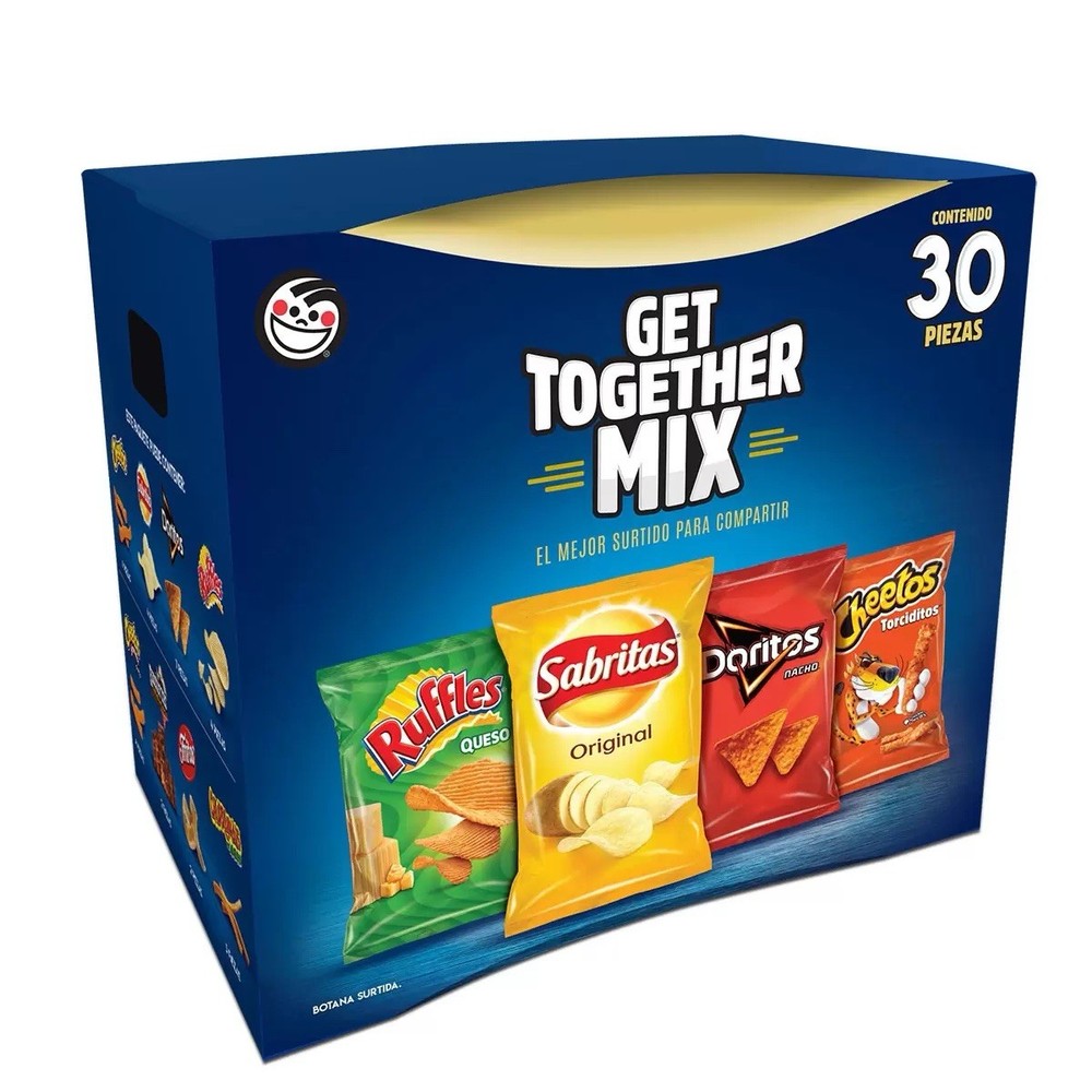 Sabritas Assorted Chips – 30-Pack (2.9 lbs)