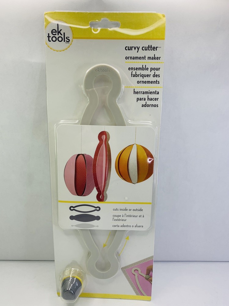 EK Tools Curvy Cutter Ornament Maker 54-00075 NEW
