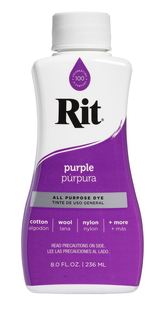Rit All Purpose Liquid Dye, Purple, 8 Fl. Oz.