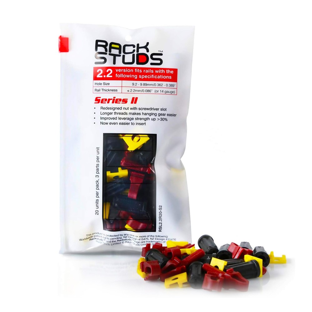 - R20 Rack Mount Solution II Quick-Cage Nut & Screw Replacement for 19" Squar...