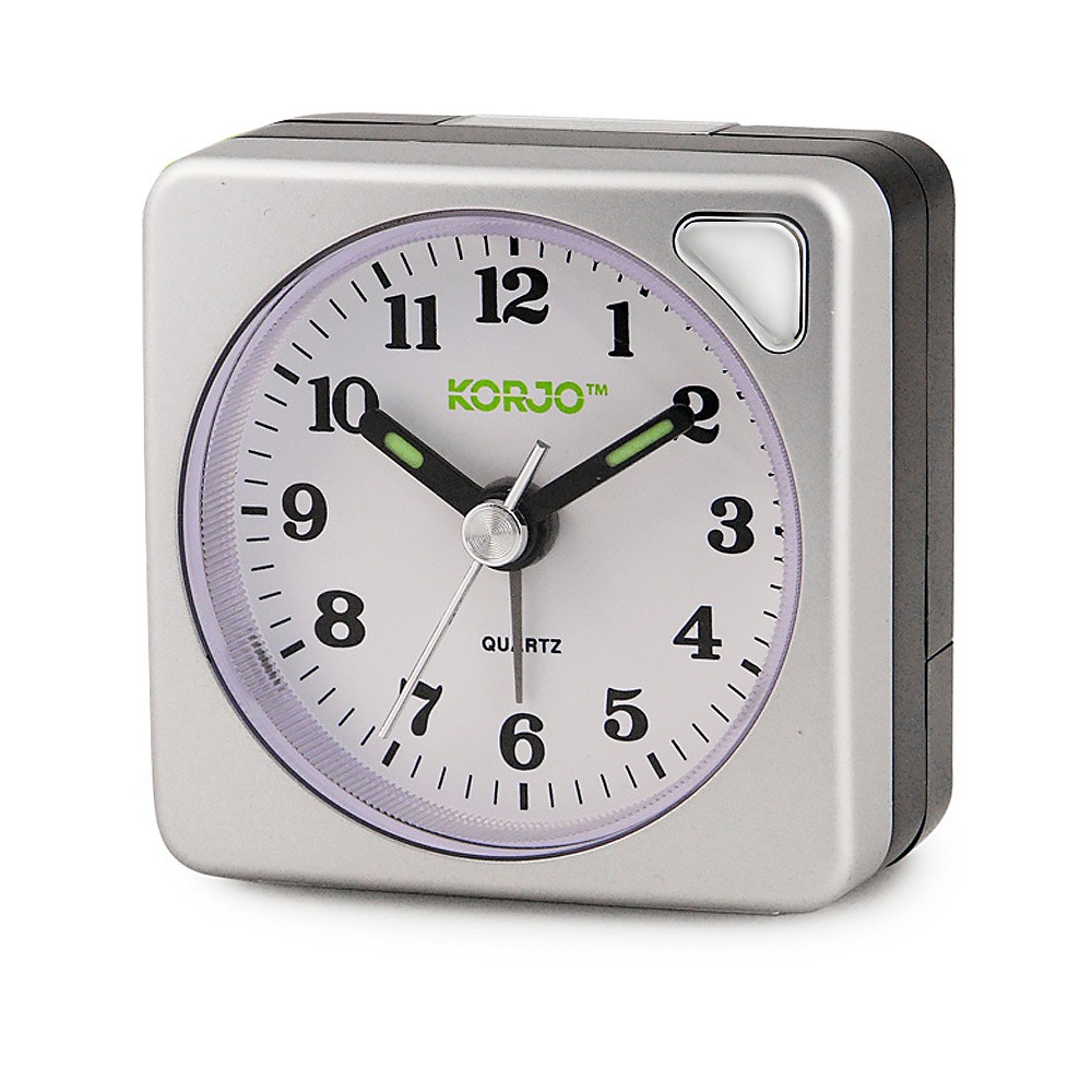 Korjo Analogue Travel Alarm Clock