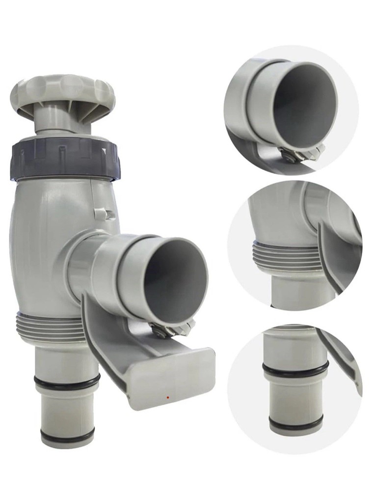 Plunger Valves Essential Pool Hose Adapters Water Flows Control