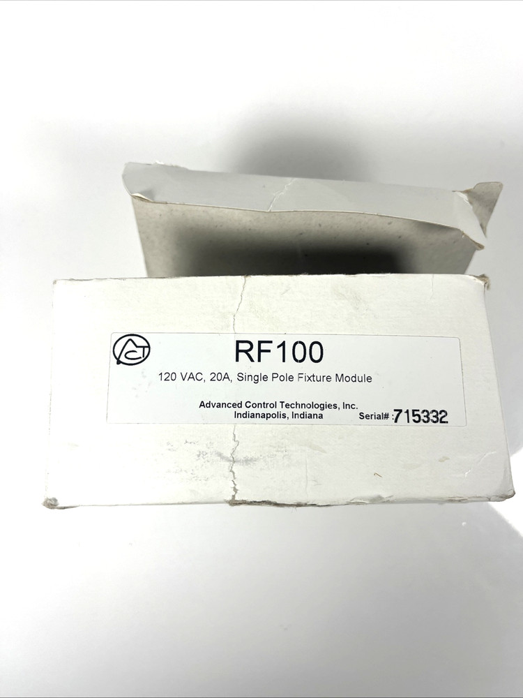 ACT Single PoleFixture Module RF100 120VAC 20A