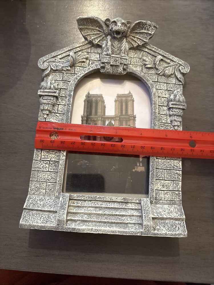 Gargoyle Picture Frame Gray Resin