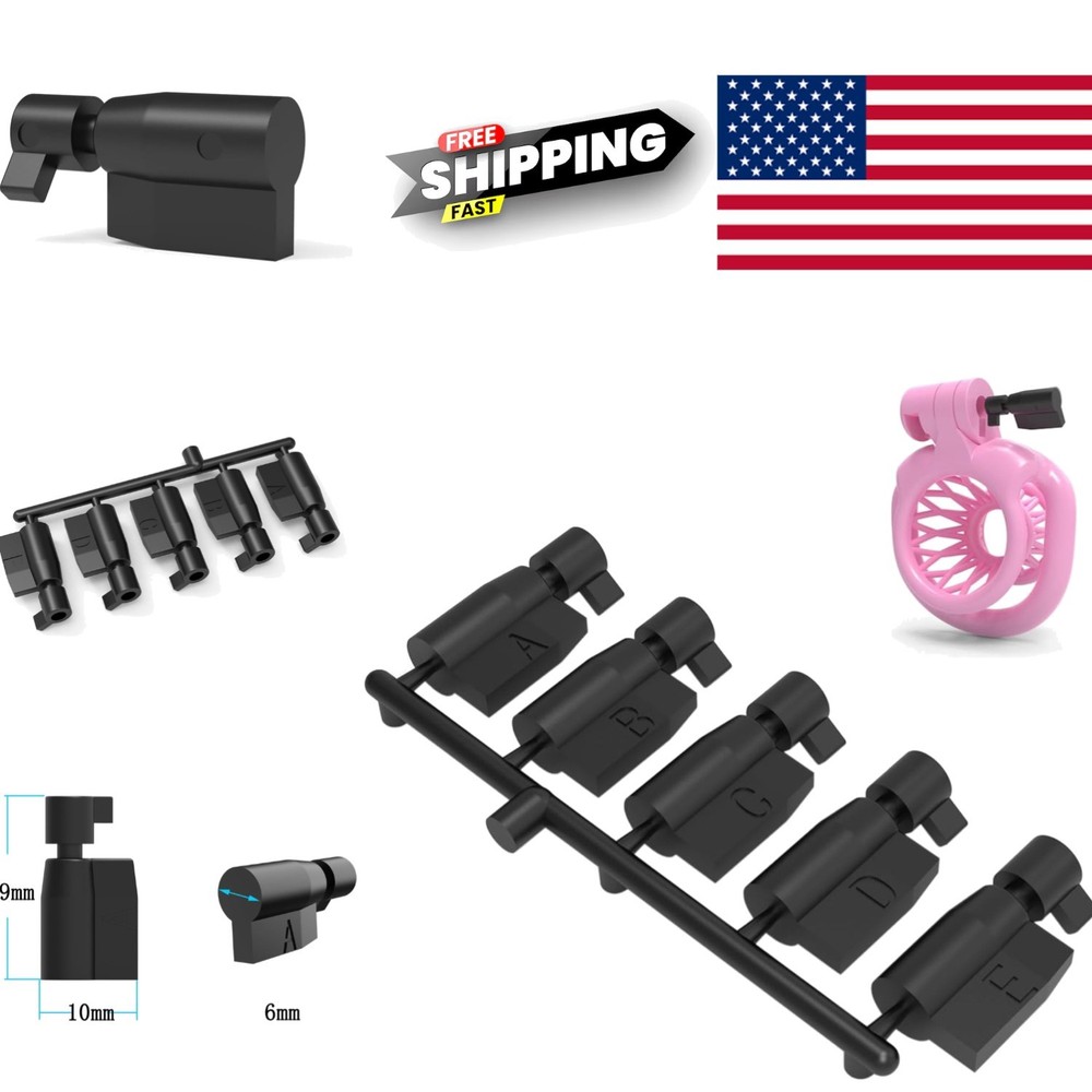 5PCS Disposable Permanent Locks Compatible with Cobra Series Chastity Cage