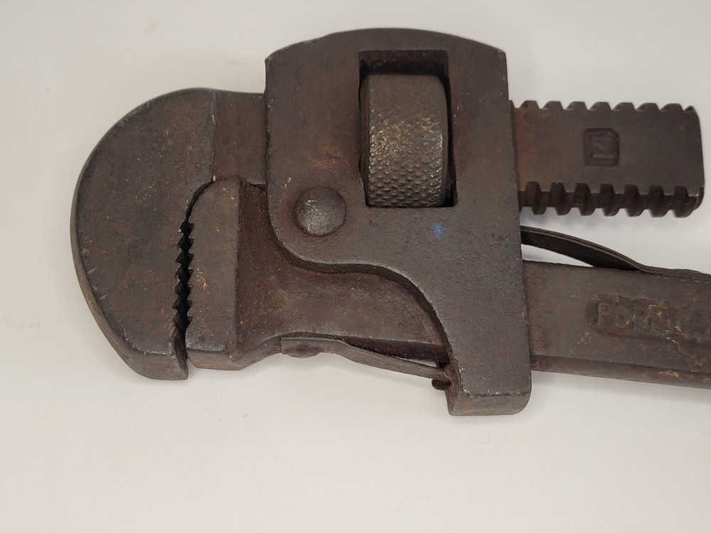 Moore Drop Forging Monkey/pipe Wrench Vintage Plumbers Tool Popular Morco 12"