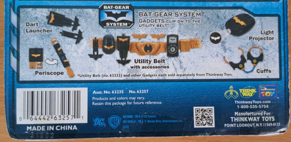 Batman Dart Knight RIses Periscope - Bat Gear System - 2012 Sealed - Thinkway