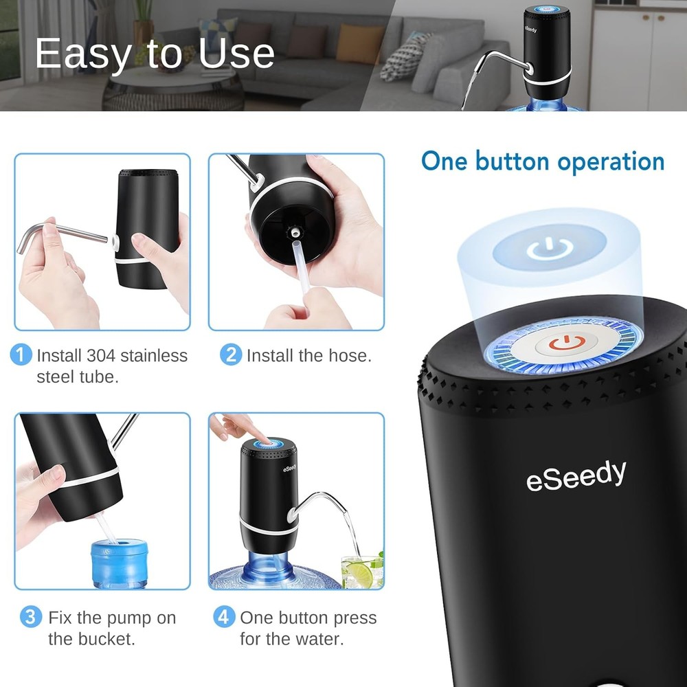 Automatic Drinking Water Dispenser for 5-Gallon Jug – Pump Press