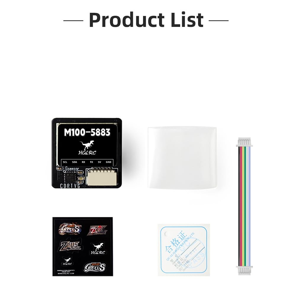 GPS Compass Module, 10th Gen Chip for FPV Fixed-Wing UAVs