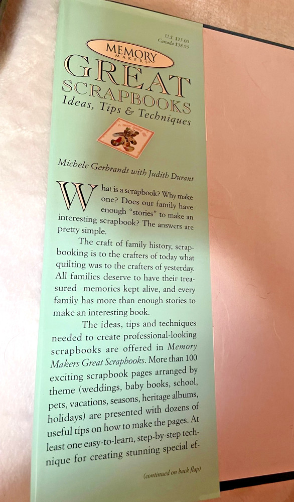 Memory Makers Great Scrapbooks: Ideas, Tips & Techniques - Hardcover - NEW!