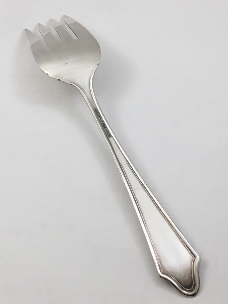 MAYWOOD Silverplate Imperial 1928 Cold Meat Serving Fork Flatware