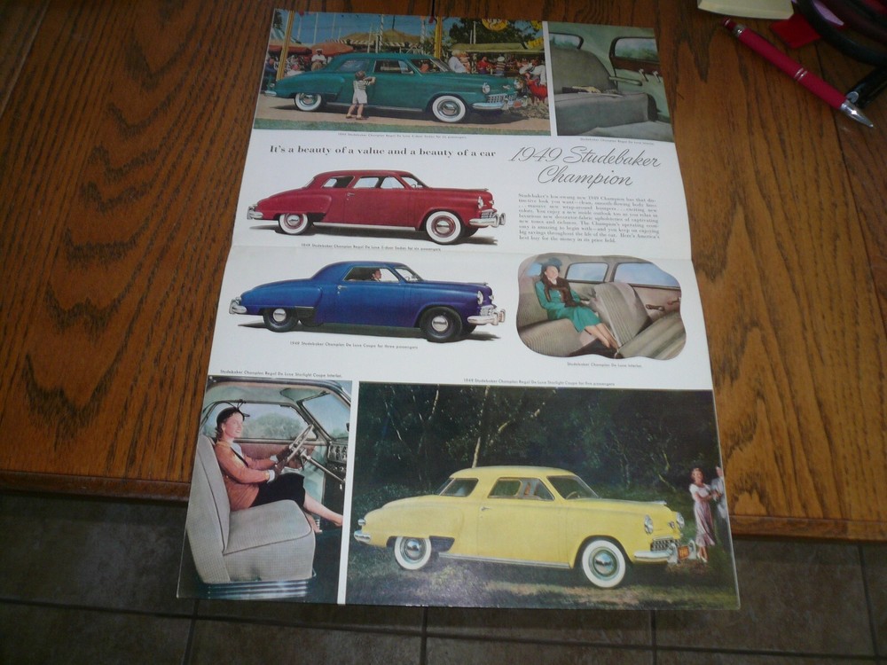 1949 Studebaker Sales Brochure - Vintage