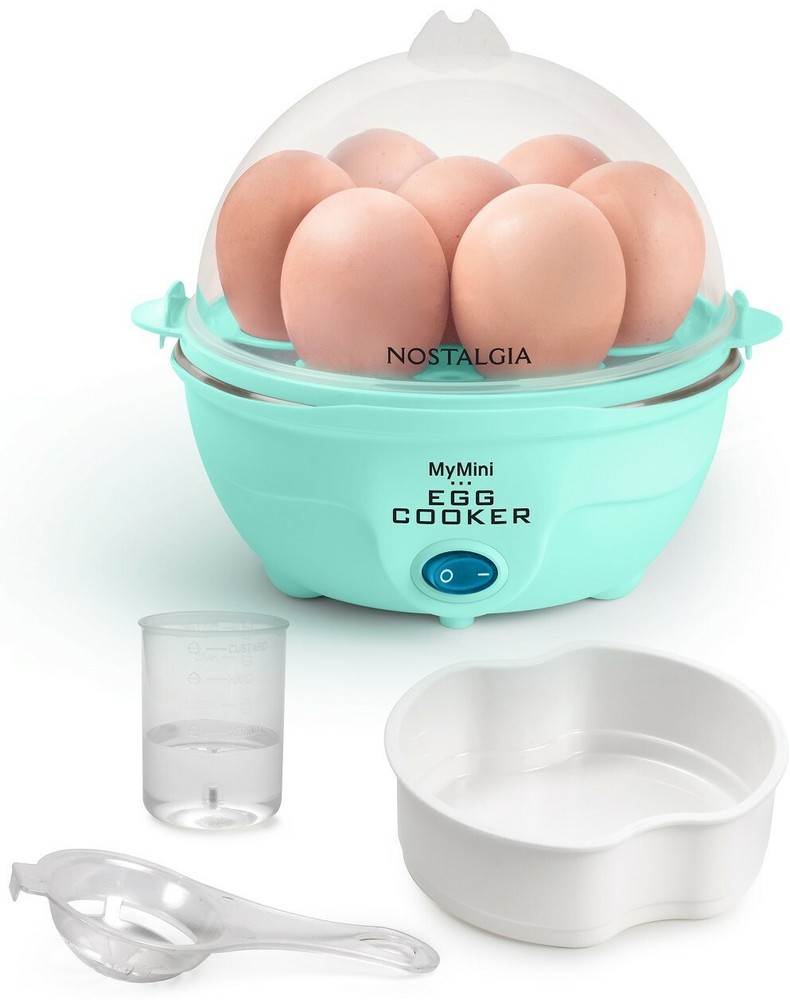 Nostalgia MyMini 7-Egg Cooker Teal 