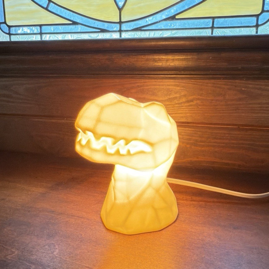 Target Dinosaur White T-Rex head Nightlight