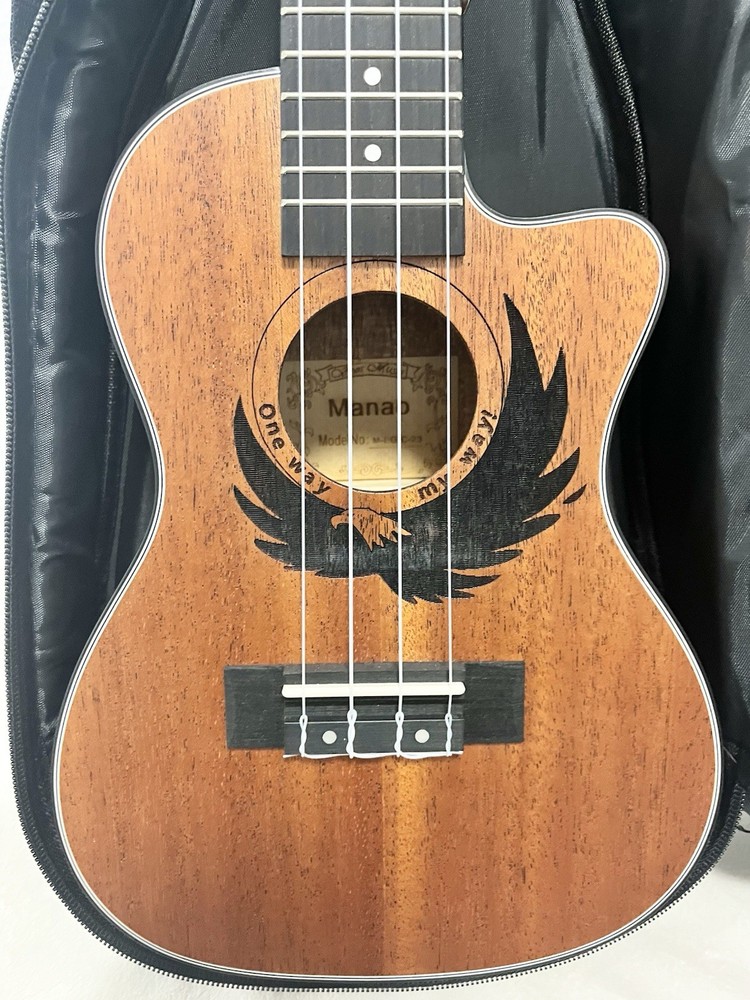 Concert Ukulele 23 Inch Eagle Cutaway Ukelele Beginners