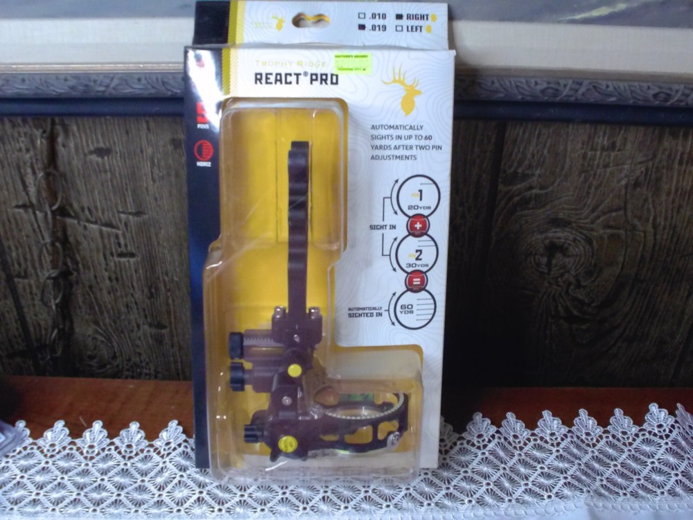Trophy Ridge React Pro 5 Pin Archery Sight - AS825R19