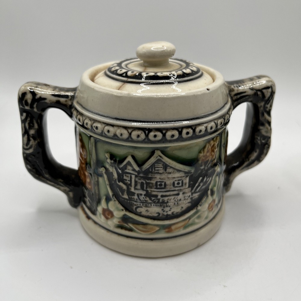 Antique Stafford Creamer & Sugar