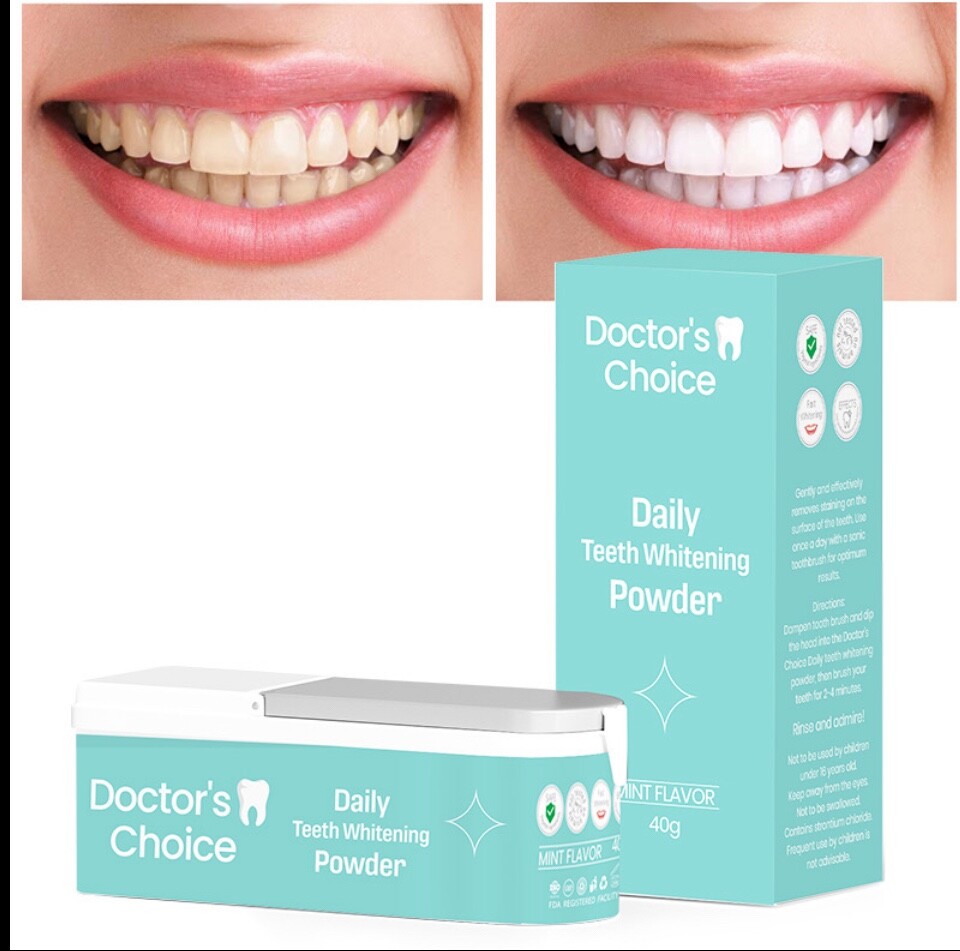 Doctor's Choice Teeth Whitening Powder