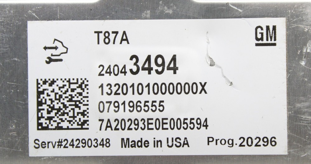2020 - 2023 GMC ACADIA FWD TRANSMISSION COMPUTER CONTROL MODULE OEM