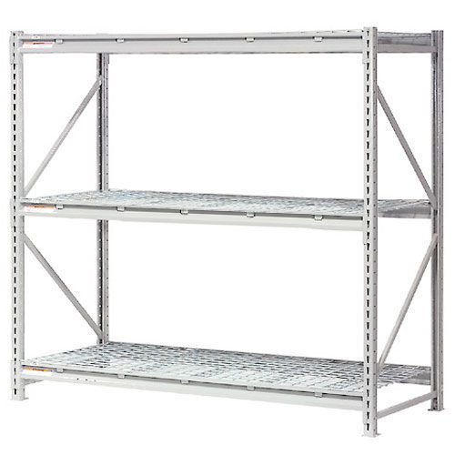 Extra High Capacity Bulk Rack With Wire Decking Starter Unit 72"W x 36"D x 72"H