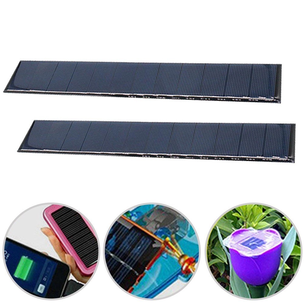 Sustainable Energy Solution Polysilicon Solar Panels for DIY Use 2 Pcs