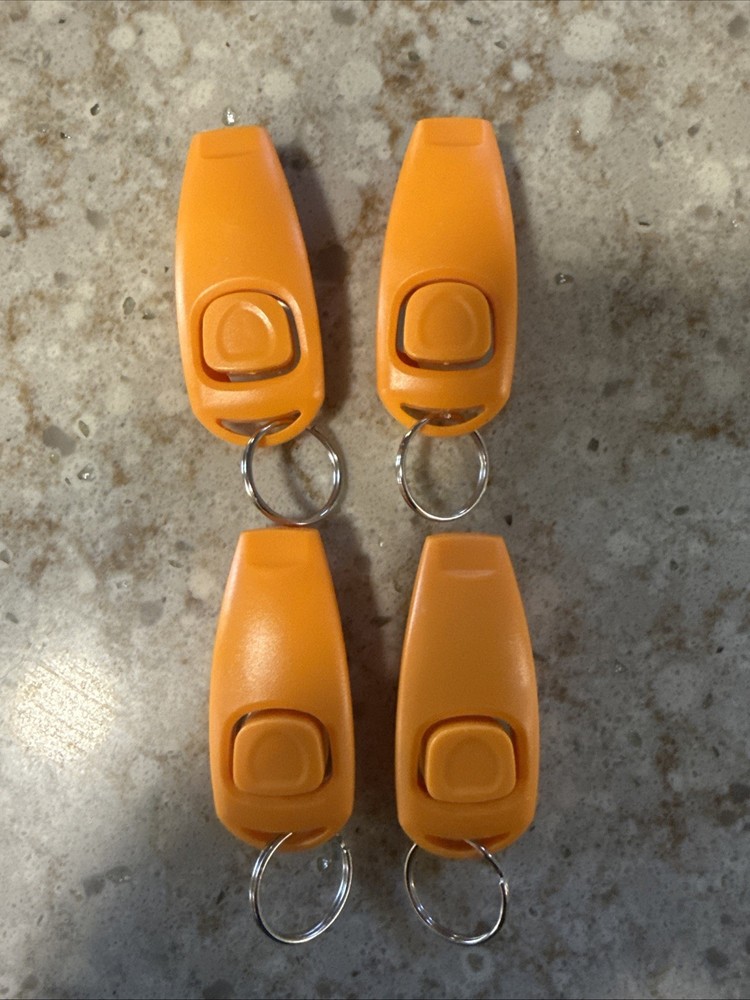 Dog Training Whistle Pet Clicker 4 Pack