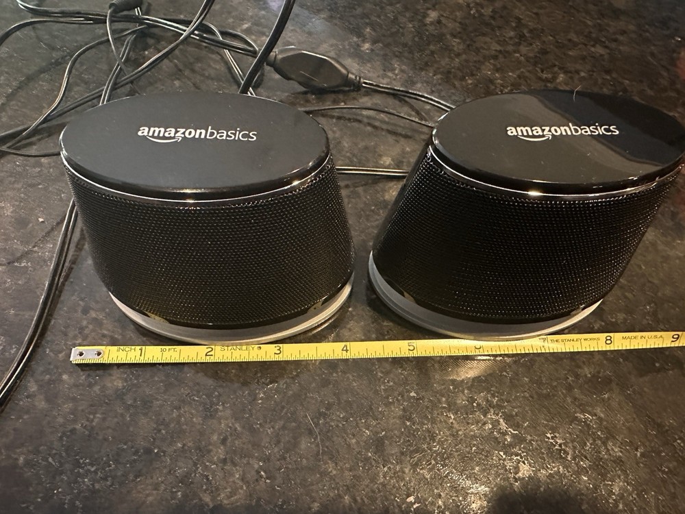 Amazon Basics Stereo 2.0 Speakers for PC or Laptop, 3.5mm Aux Input Tested