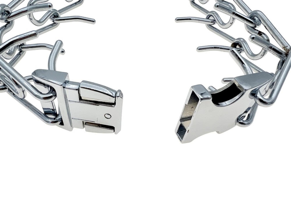 Adjustable Dog Ｎo Pull Ｃollar for Small Medium Large Dogs (Silver,