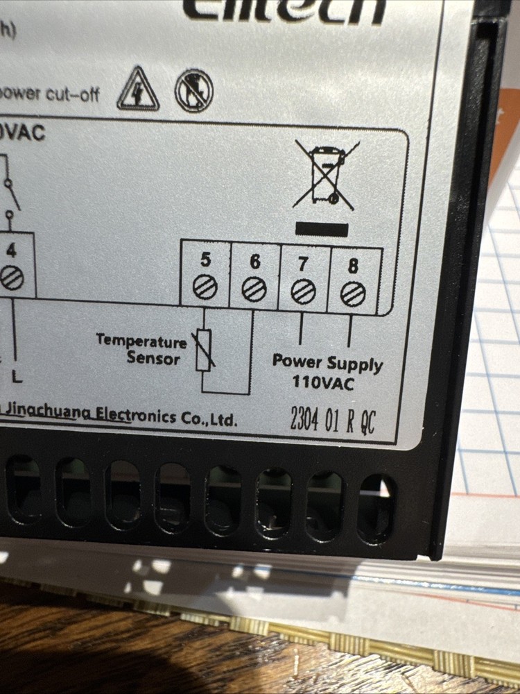 ELITECH (r) Digital Refrigeration Control Thermostat
